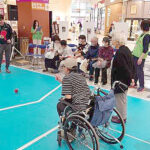 イオンモール札幌発寒の「ポッチャ体験会」の様子